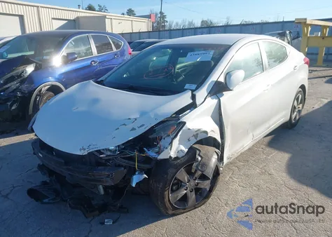 2013 Hyundai Elantra Gls из США, поврежденный, VIN 5NPDH4AE6DH404778